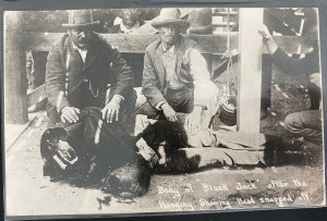 2 Mint Real Picture Postcards Hanging Cowboy Outlaw Black Jack New Mexico Usa