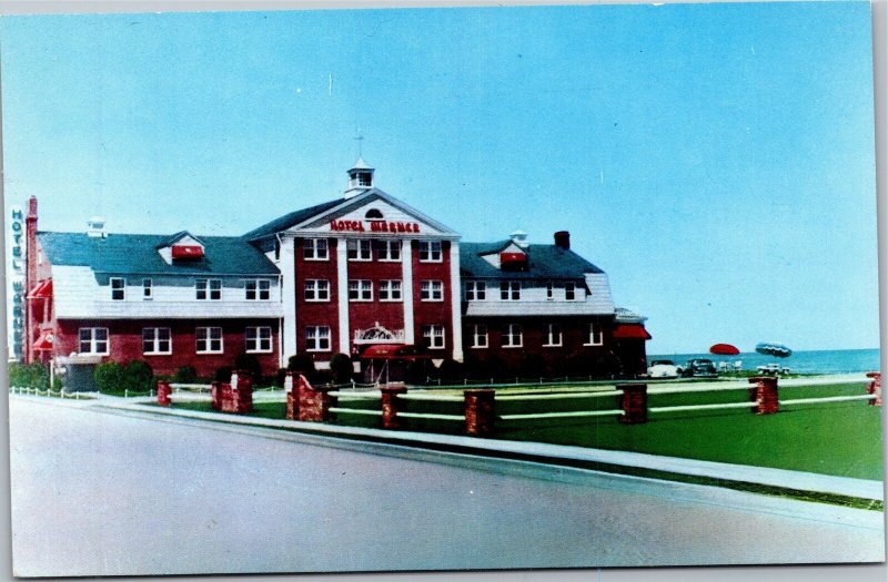 Postcard VA Virginia Beach Hotel Warner