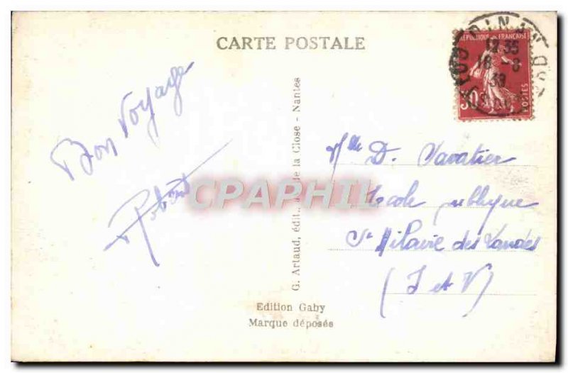 Old Postcard Dinan Viaduct Moonlight