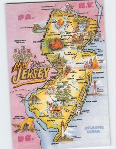 Postcard New Jersey Art Print Garden State