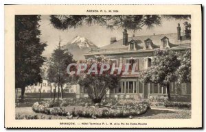 Old Postcard Briancon Hotel Terminus and the Pic de Coste Rousse