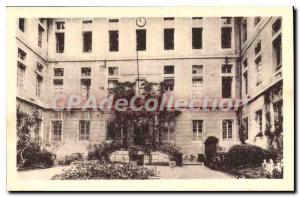 Postcard Old Boys National Lycee Chambery Court of Honor