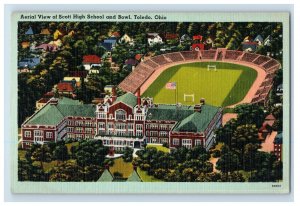 C. 1915-20 Scott High School Toledo Ohio Postcard F135E