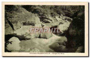 Albertville - Surroundings - Gorges of & # 39Arly - Old Postcard