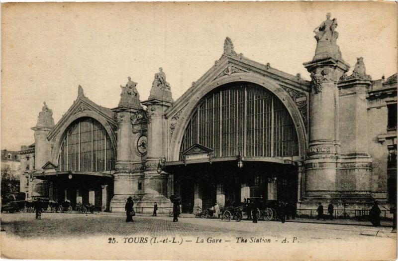 CPA TOURS - La Gare - The Station (298437)