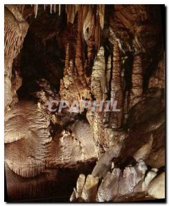 Postcard Modern Wonders of the underworld Saintponnais colonnaded hall Cave S...