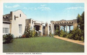 Postcard Sunmount Sanitarium in Santa Fe, New Mexico~130796