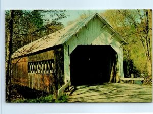 Postcard - Vermont Covered Bridge - Williamsville, Vermont 