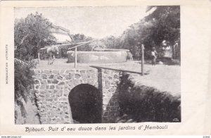 DJIBOUTI , 1900-10s ; Puit d'eau douce dans les jardins d'Hambouli