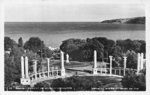 Vintage Varna Bulgaria Sea Garden Entrance Black Sea Photo Postcard Posted
