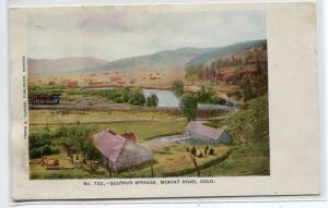 Sulphur Springs Moffat Road Railroad Line Colorado 1907c postcard