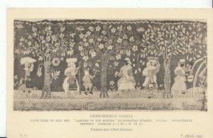 Museum Postcard - Embroidered Panels - 'Labours of The Months - Summer  ZZ2566