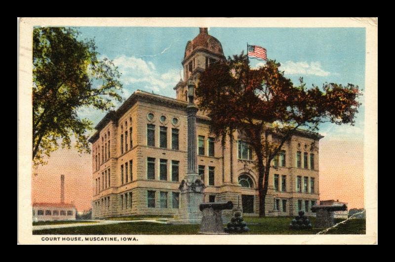 COURT HOUSE MUSCATINE IOWA