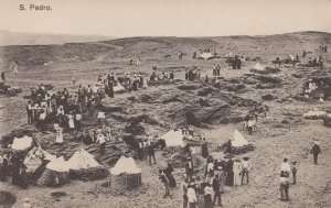 Cabo Cape Verde Sao Vicente S Pedro Antique Postcard