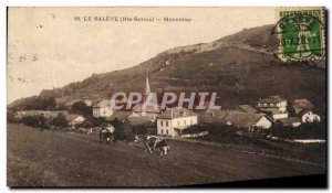 Old Postcard The Saleve Monnetier Cows