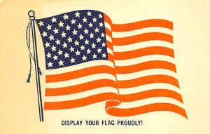 Display Your Flag Proudly 1908 