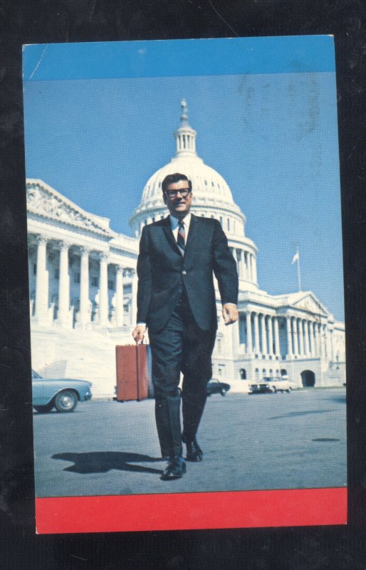 DETROIT MICHIGAN 1958 JACK MCDONALD FOR CONGRESS POLITICAL ADVERTISING POSTCARD