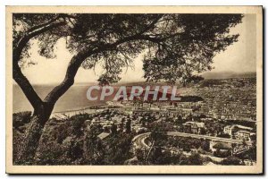Postcard Old French Riviera Nice Artistic general view