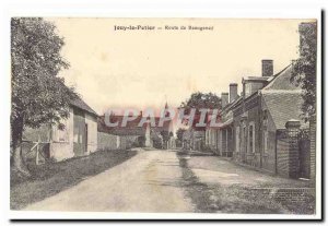 Jouy le Potier Road Old Postcard Beaugency