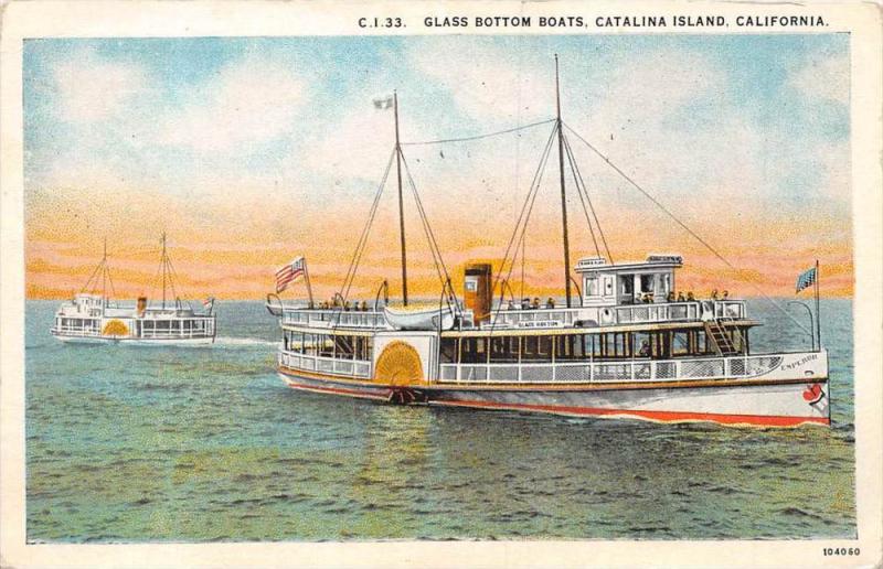 18024 Glass Bottom Boats, Catalina Island, California