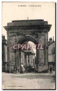 Nevers - The Gates of Paris - Old Postcard