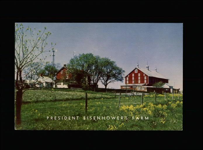 Postcard..Dwight Eisenhower's Farm..Gettysburg,PA