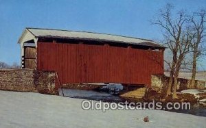 Landis Mill, Lancaster, PA USA Covered Bridge Unused 