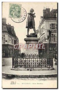 Old Postcard Montargis Statue Mirabeau