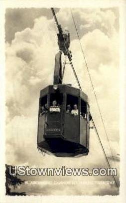 Real Photo - Cannon Mt Aerial Tramway in White Mountains, New Hampshire