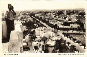 CPA AK MAROC CASABLANCA - Vue générale prise de la Cathedrale (92754)