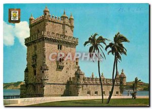 Postcard Modern Lisboa Portugal Tower of Belem