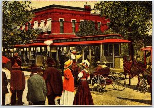 VINTAGE CONTINENTAL SIZE POSTCARD EARLY 1900s DECATURS ALABAMA (REPRODUCTION)