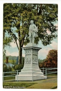 VT - Barre. Burns Monument ca 1913