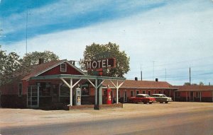 Cheyenne Wyoming Miller's Motel Gas Station Vintage Postcard AA29709