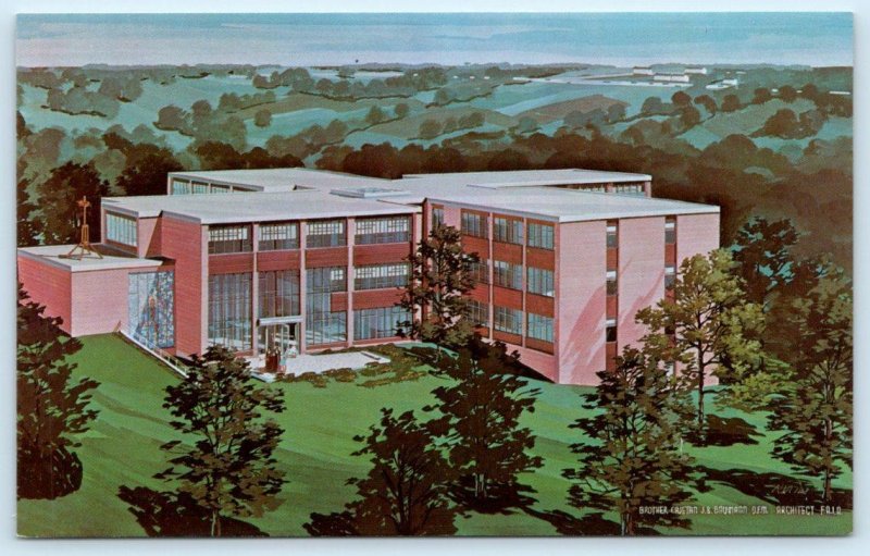 READING, Pennsylvania PA ~ Veronica Hall ALVERNIA COLLEGE Dorm c1960s Postcard