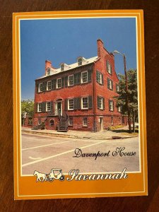 Davenport House Savannah GA Georgia corner angle picture postcard