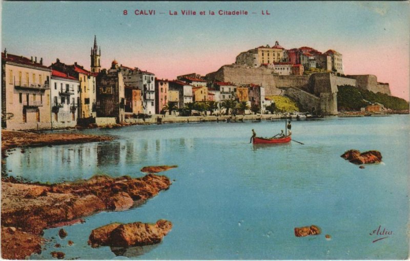 CPA Calvi La Ville et la Citadelle CORSICA (1078485)