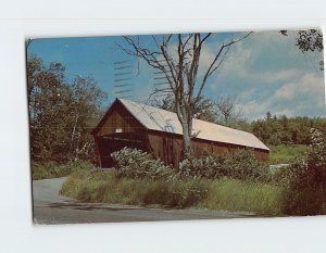 Postcard Ottauquechee Covered Bridge Vermont USA