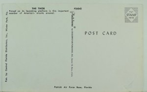 1960's Thor Missile Patrick Air Force Base, Florida Promotional Postcard P37