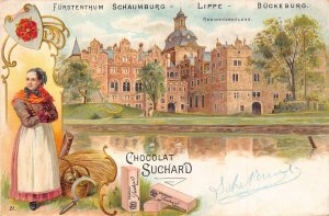 Advertising Chocolat Suchard Germany Schaumburg-Lippe Castle postcard B977