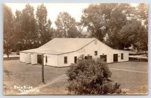 Willowick-Willoughby OH Erieside Tabernacle Side Doors Open 1931 RPPC Postcard