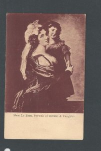 Post Card Elisabeth Vigee-Le-Brun French Woman Artist 1755-1842