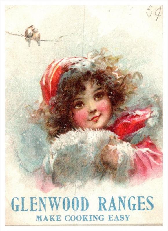 Connecticut Putnam , Ballard & Clark, Glenwood Ranges , Trade Card