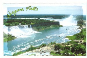 Niagara Falls, Ontario, Vintage Chrome Aerial View Postcard #3