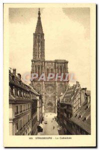 Postcard Old Strasbourg Cathedrale