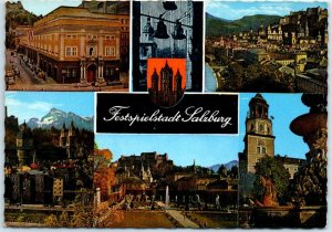 Postcard - Festival City of Salzburg, Austria