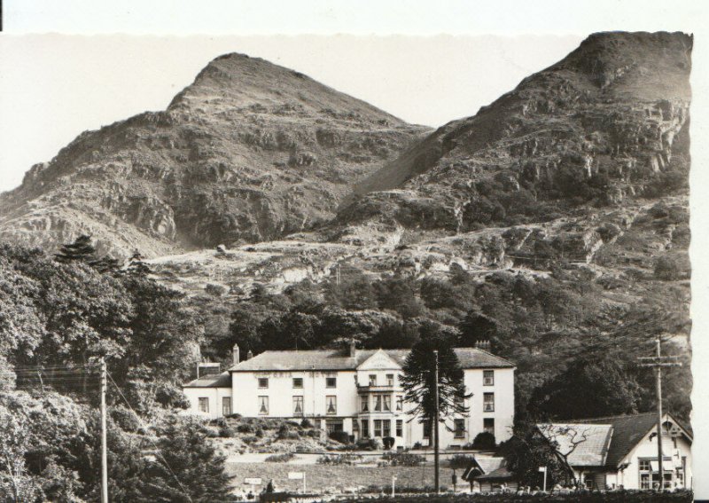 Wales Postcard - Royal Victoria Hotel - Llanberis - Real Photograph - Ref 17356A