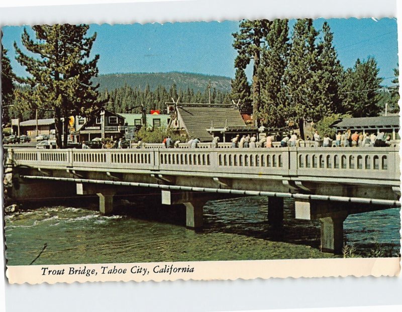 Postcard Trout Bridge, Tahoe City, California