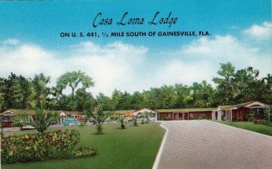 Postcard Casa Loma Lodge Gainesville FL