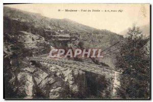 Old Postcard Modane Devil's Bridge